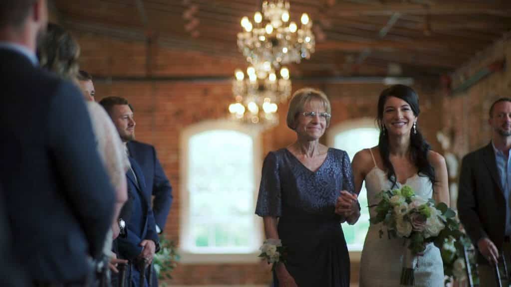 Mother of Bride Walking Down Aisle